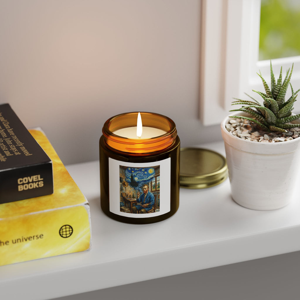 Van Gogh Studio Coconut Apricot Scented Candle