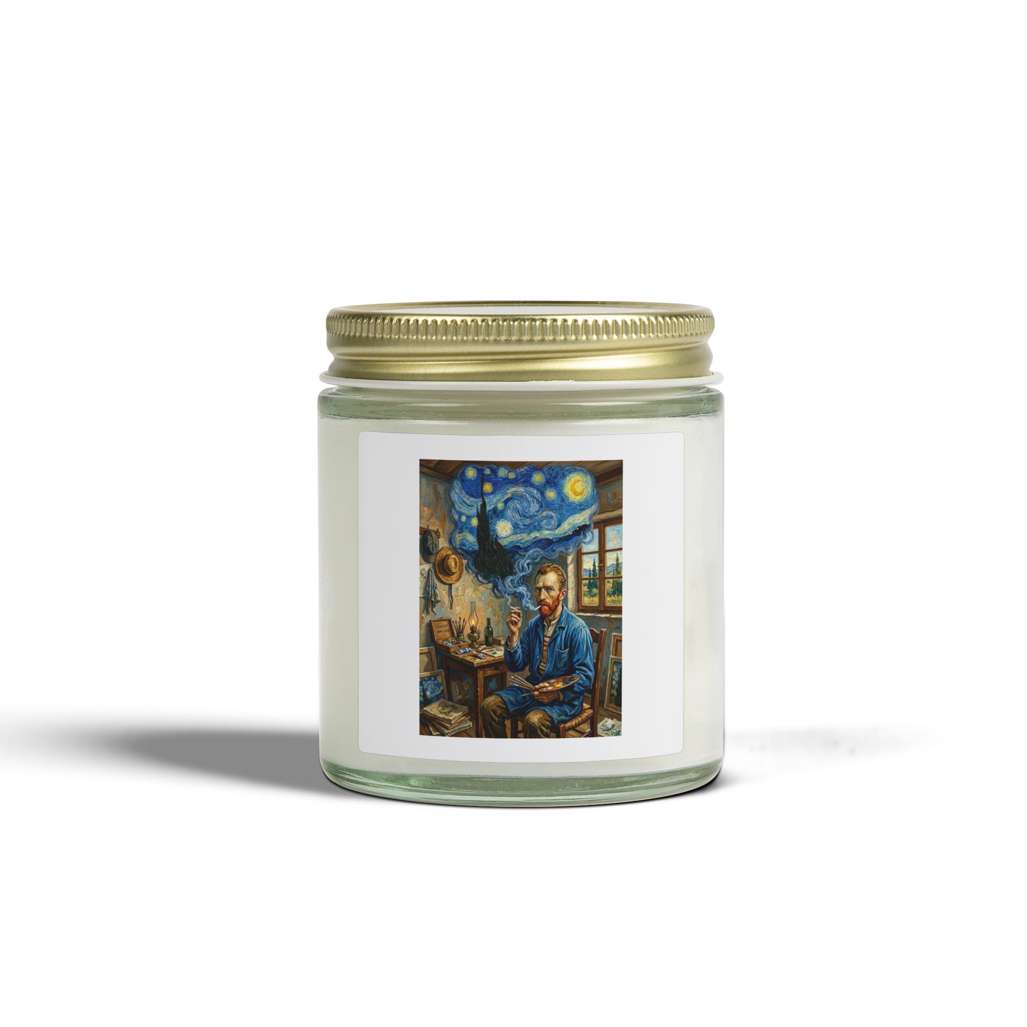 Van Gogh Studio Coconut Apricot Scented Candle