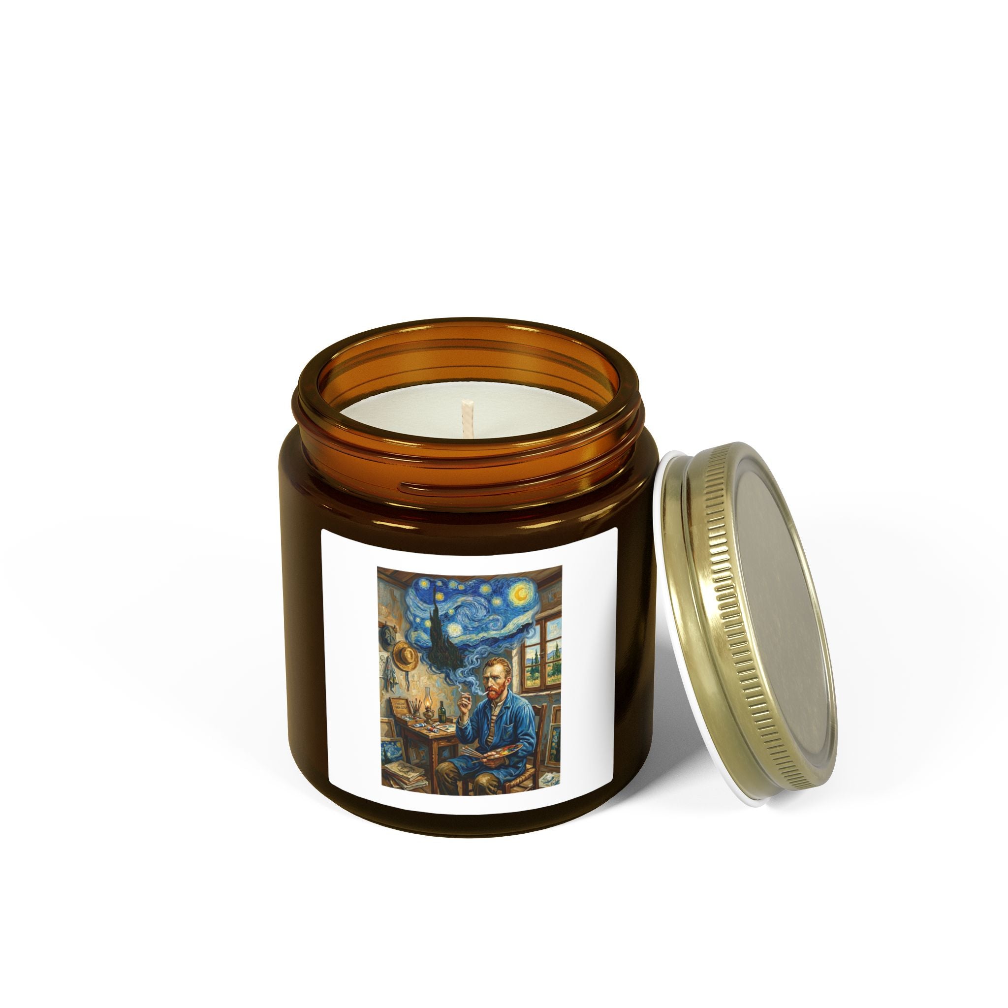 Van Gogh Studio Coconut Apricot Scented Candle