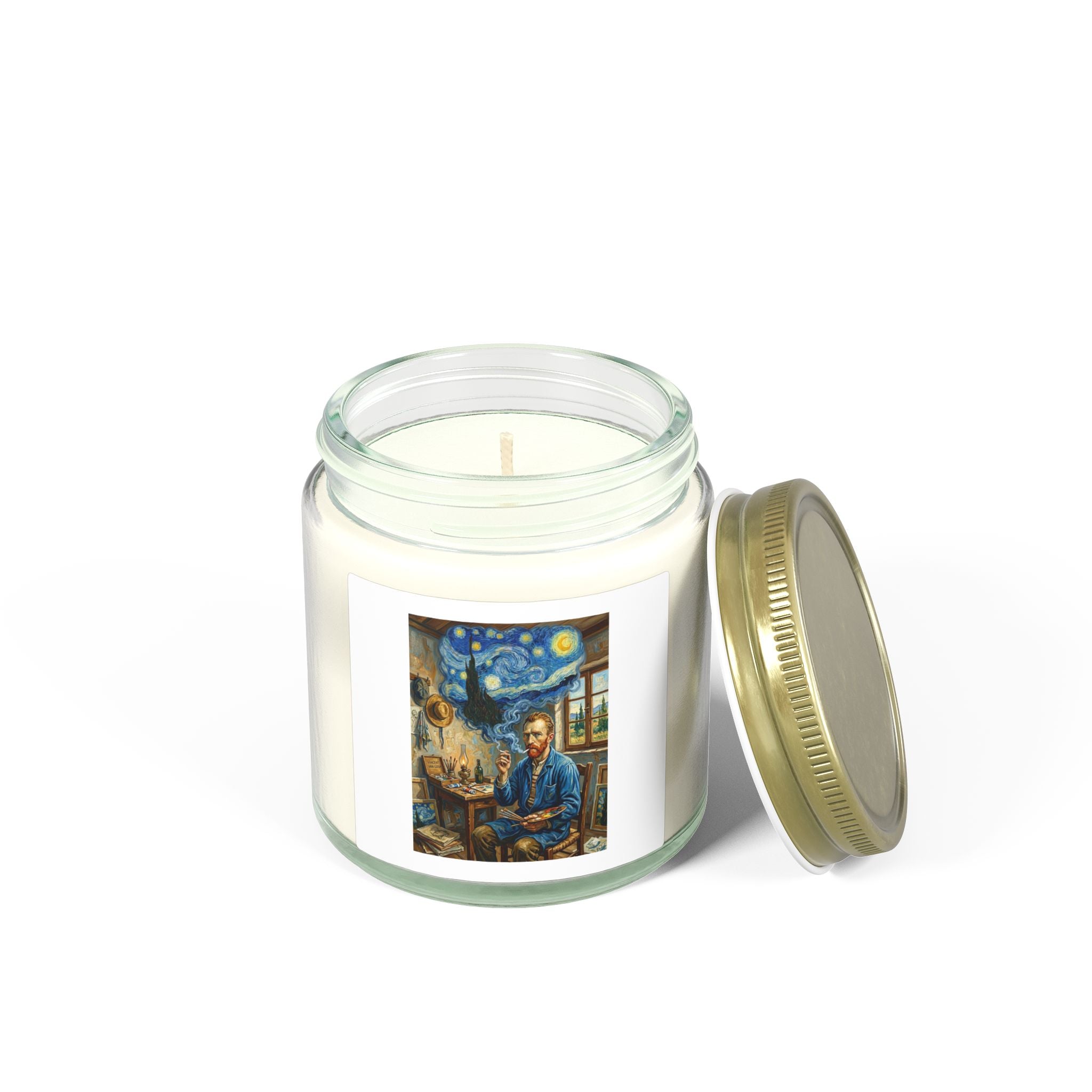 Van Gogh Studio Coconut Apricot Scented Candle